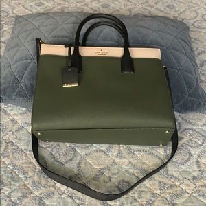 Kate Spade Large Cameron Satchel/ crossbody strap
